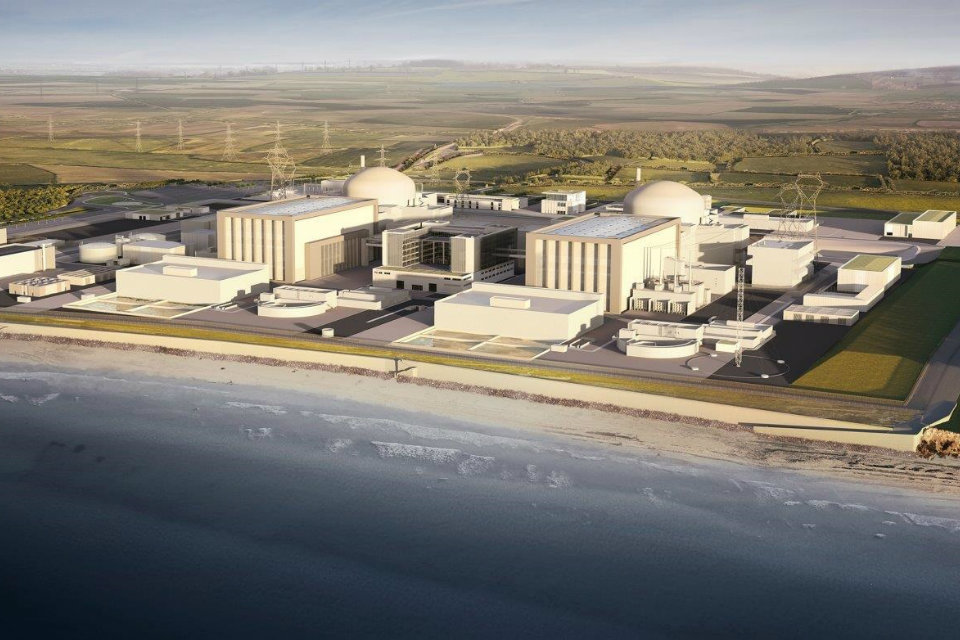 Hinkley Point C Nuclear Power Plant in the UK