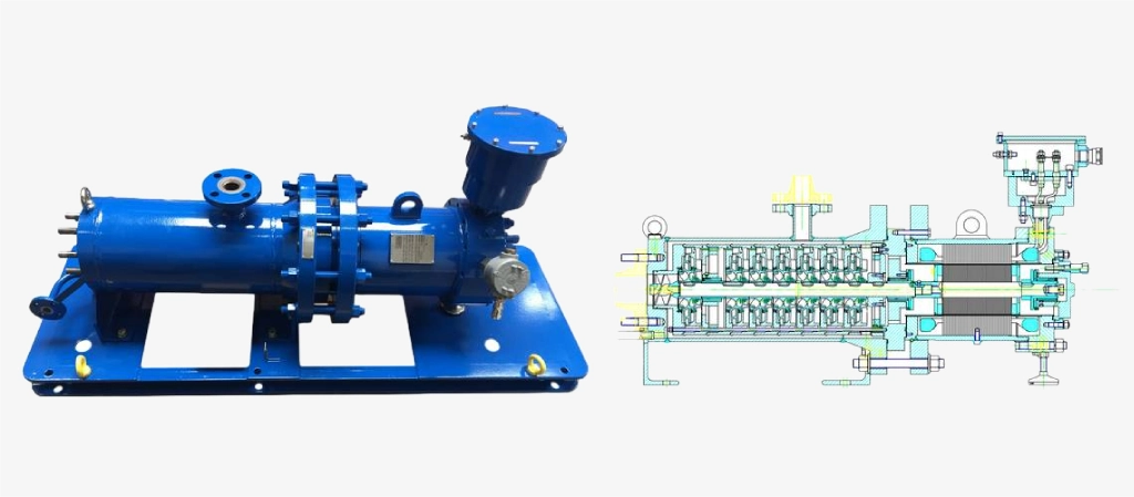 Canned motor pump for liquified gas