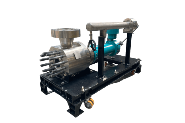 High-pressure canned motor pump for demineralized water